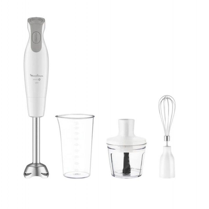 MOULINEX VARINHA 600W PE INOX  C/PICADORA 0,5LT E BATEDOR