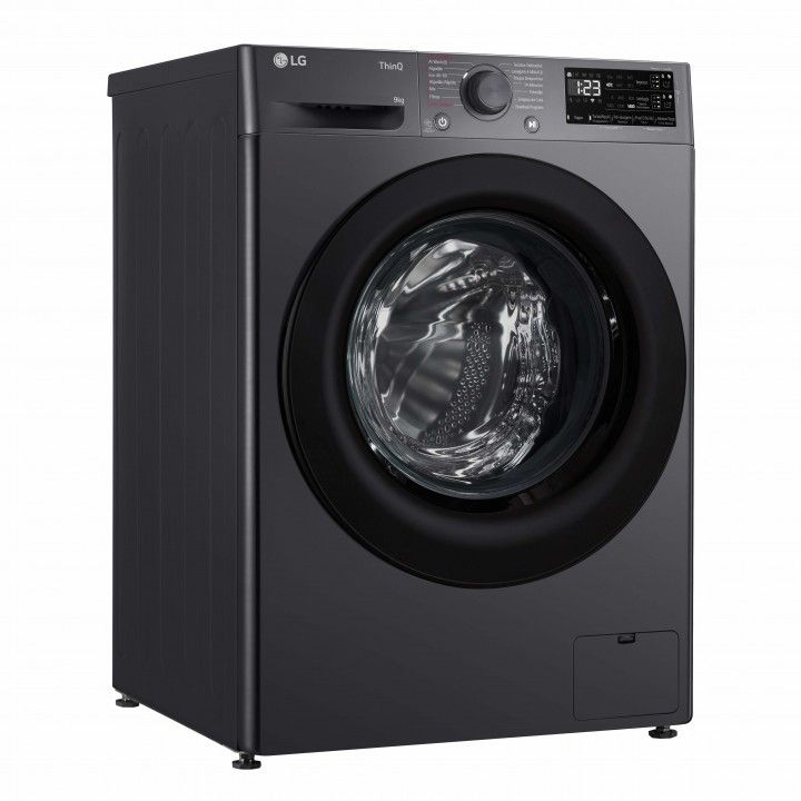 LG MAQUINA ROUPA 9KG 1400RT AI DD STEAM WIFI PRETA(A)