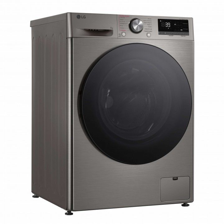LG MAQUINA ROUPA 9KG 1400RT AI DD STEAM WIFI INOX(A)