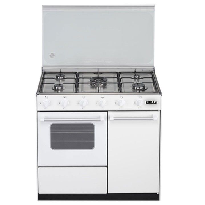 ZUMAN FOGAO 86X90X55CM 5GAS BUT PORTA BOTIJA BRANCO ZUMAN FOGAO 86X90X55CM 5GAS BUT PORTA BOTIJA BRANCO