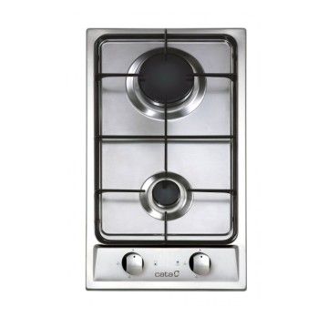 CATA PLACA DOMINO GAS NAT.C/ INJET GAS BUT 30CM INOX