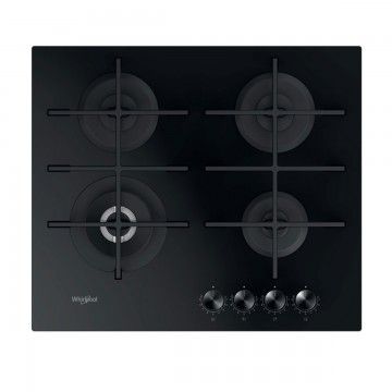 WHIRLPOOL PLACA 60CM CRISTAL GAS 4 QUEIMADORES 1DUPLA COROA