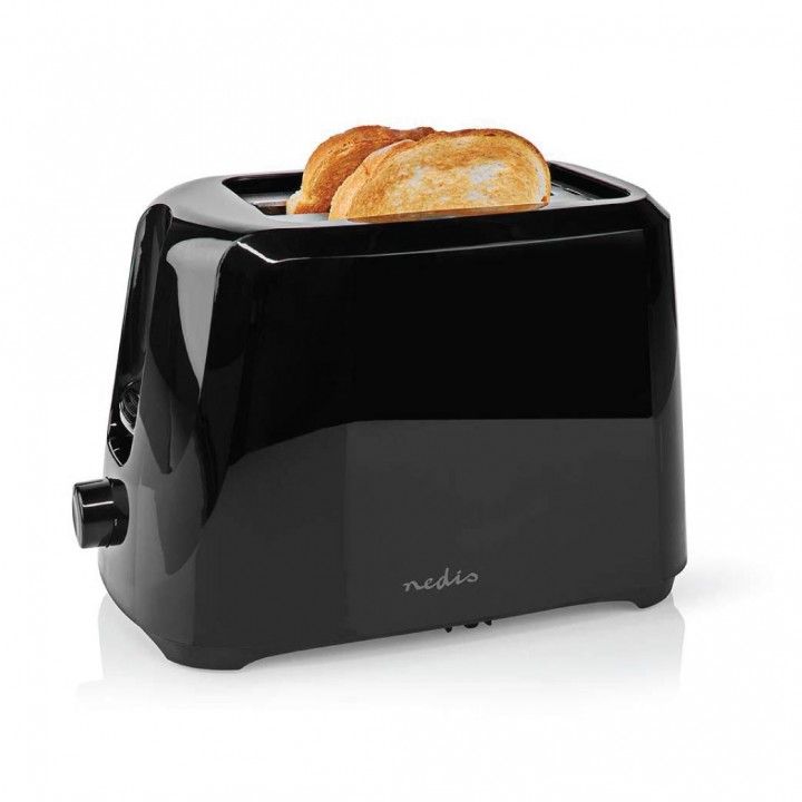 NEDIS TORRADEIRA 2 FENDAS 700W PRETA NEDIS TORRADEIRA 2 FENDAS 700W PRETA