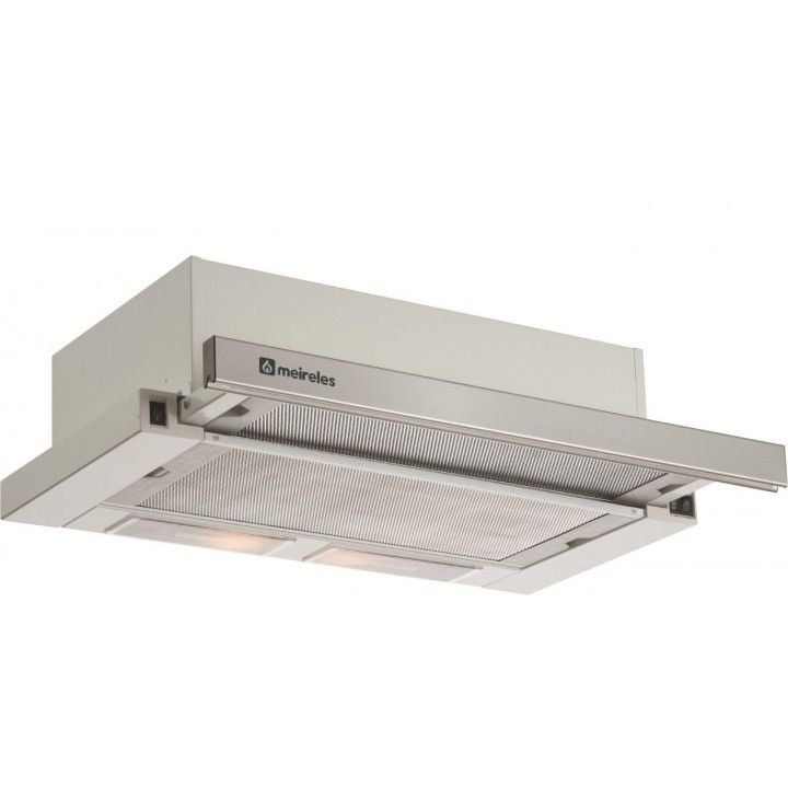 MEIRELES EXAUSTOR 60CM GAVETA 2 MOTORES MAX 425M3/H INOX D