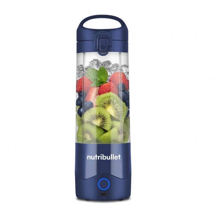 NUTRIBULLET LIQUIDIFICADORA LEVE E PORTATIL 475ML BAT AZUL