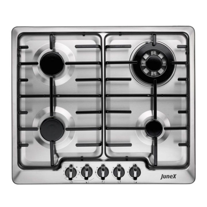 JUNEX PLACA 4G INOX GAS NAT C/INJ.GAS BUT JUNEX PLACA 4G INOX GAS NAT C/INJ.GAS BUT
