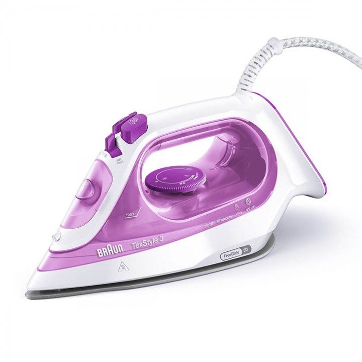 BRAUN FERRO VAPOR 2430W MAX VAPOR 140GR/MIN BASE CERAMICA 3D