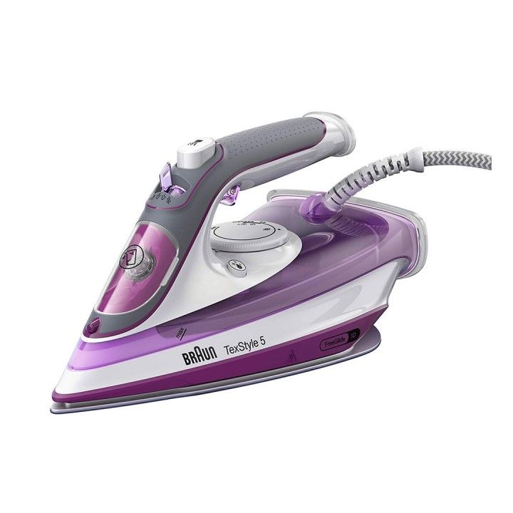 BRAUN FERRO VAPOR 2700W BASE SUPER CERAMICA 3D VAPOR VIOLETA