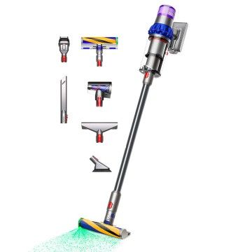 DYSON ASPIRADOR VERTICAL S/FIO V15 DETECT FLUFFY AZUL NIQUEL