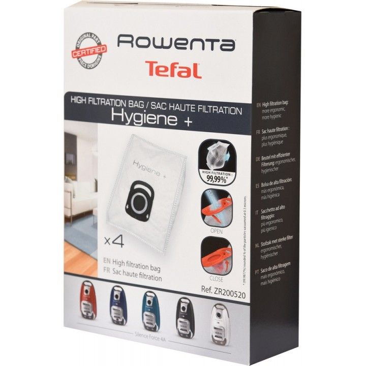 ROWENTA SACOS ASPIRADOR HYGIENE ATE 4,5LT P/GAMA