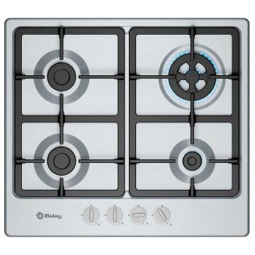 BALAY PLACA 4GAS 1WOK 60CM INOX BALAY PLACA 4GAS 1WOK 60CM INOX
