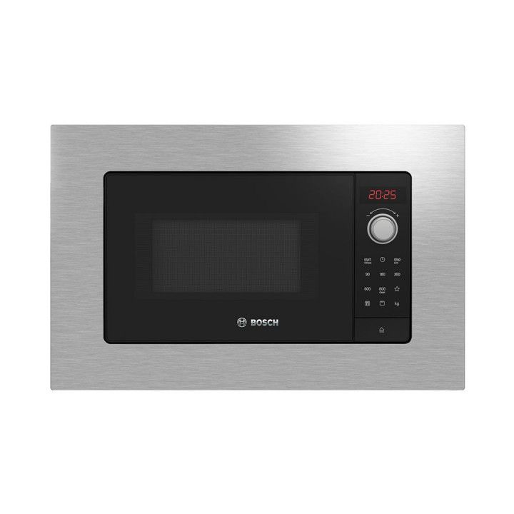 BOSCH MICROONDAS INTEG. 20LTS INOX VIDRO PRETO BOSCH MICROONDAS INTEG. 20LTS INOX VIDRO PRETO