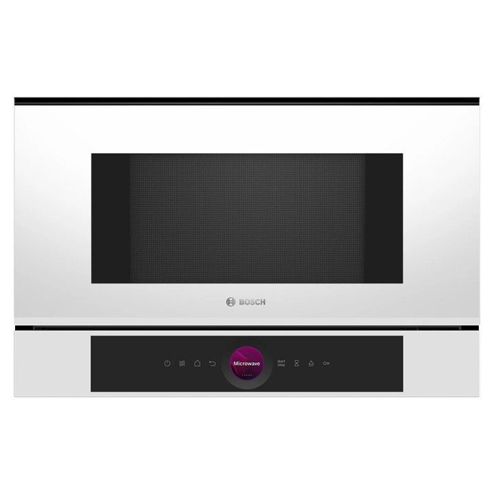 BOSCH MICROONDAS INTEG. 21LTS VIDRO BRANCO