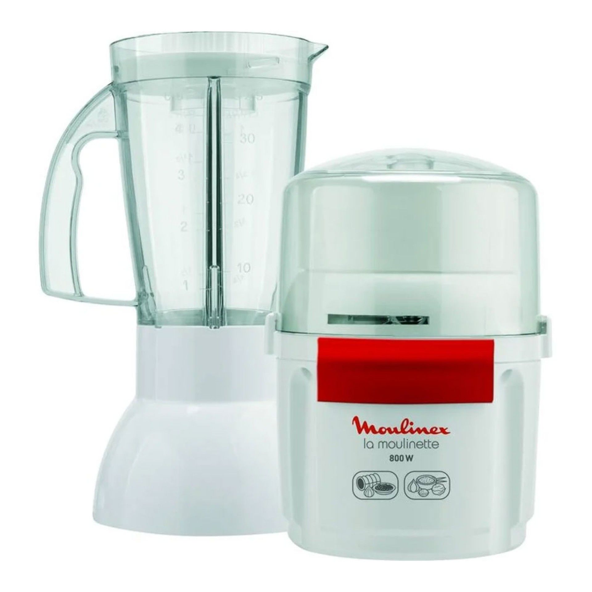 MOULINEX PICADORA 1.2.3 800W C/COPO LIQUIDIFICADOR
