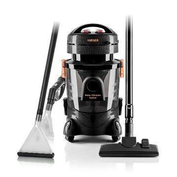 HAEGER ASPIRADOR 1200W C/ FILTRO DE AGUA LAVADORA