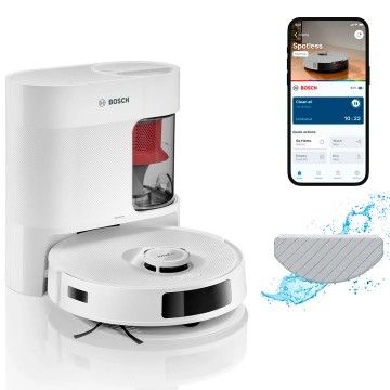 BOSCH ASPIRADOR ROBOT SPOTLESS ADVANCED+ ASPIRA E LAVA BRANC
