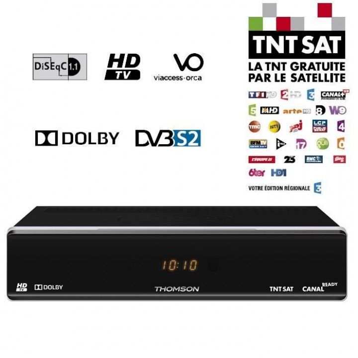 THOMSON RECEPTOR SAT HD C/CARTAO TNT SAT THOMSON RECEPTOR SAT HD C/CARTAO TNT SAT