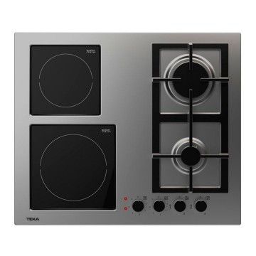 TEKA PLACA MISTA 2 ZONAS VITRO 2 GAS BUT INOX TEKA PLACA MISTA 2 ZONAS VITRO 2 GAS BUT INOX