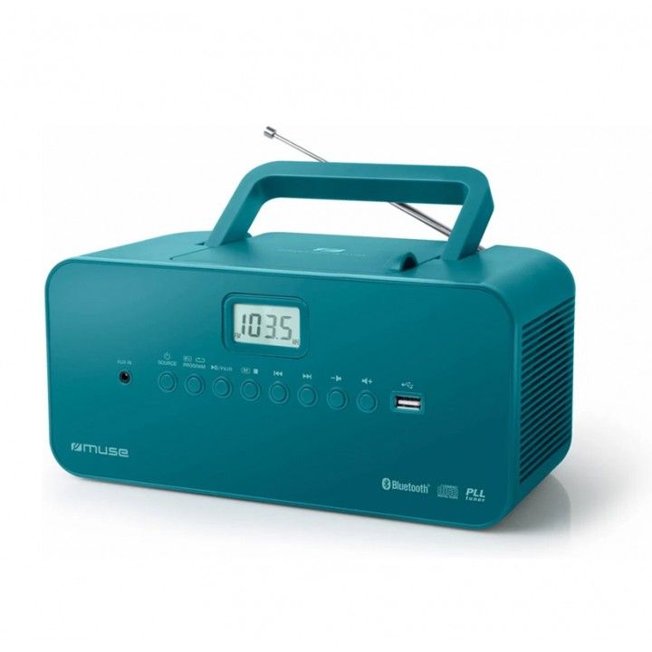MUSE RADIO PORTATIL C/CD RADIO MW/FM BLUETOOTH