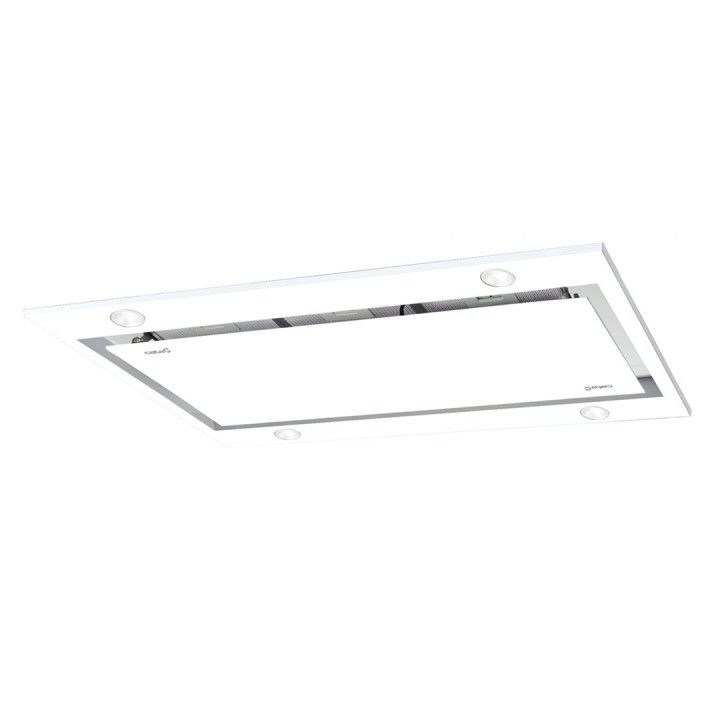 CATA CHAMINE 100CM TETO SIRIN 850m3/h VIDRO BRANCO CATA CHAMINE 100CM TETO SIRIN 850m3/h VIDRO BRANCO