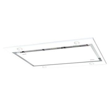 CATA CHAMINE 100CM TETO SIRIN 850m3/h VIDRO BRANCO CATA CHAMINE 100CM TETO SIRIN 850m3/h VIDRO BRANCO