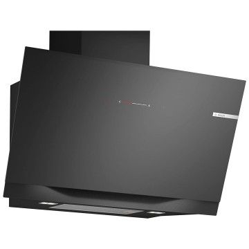 BOSCH CHAMINE PAREDE INCLINADA VIDRO PRETO 90CM (A+)