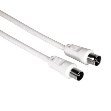 HAMA CABO ANTENA COAX M/F 75DB 1.5MT BRANCO HAMA CABO ANTENA COAX M/F 75DB 1.5MT BRANCO