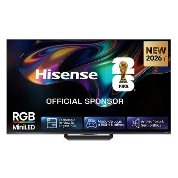 HISENSE ULED MINI LED 75" UHD 4K SMARTTV 4HDMI 2USB (C) HISENSE ULED MINI LED 75" UHD 4K SMARTTV 4HDMI 2USB (C)