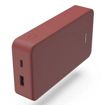 HAMA POWERBANK COLOUR 20 20000MAH 2 SAIDAS VERMELHO HAMA POWERBANK COLOUR 20 20000MAH 2 SAIDAS VERMELHO