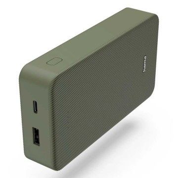 HAMA POWERBANK COLOUR 20 20000MAH 2 SAIDAS VERDE