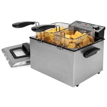 PRINCESS FRITADEIRA 5LT 3270W DESMONTAVEL INOX PRINCESS FRITADEIRA 5LT 3270W DESMONTAVEL INOX