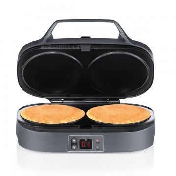 FLAMA MAQUINA DE PANQUECAS 1300W 2 CONCAVIDADES FLAMA MAQUINA DE PANQUECAS 1300W 2 CONCAVIDADES