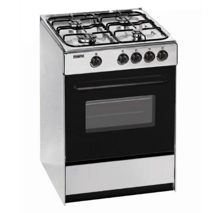 MAGMA FOGAO INOX 4 GAS FORNO GAS S/TAMPA 60x60CM MAGMA FOGAO INOX 4 GAS FORNO GAS S/TAMPA 60x60CM