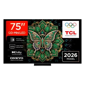 TCL QLED 75" 4K UHD GOOGLE TV 4HDMI 1USB (E) TCL QLED 75" 4K UHD GOOGLE TV 4HDMI 1USB (E)