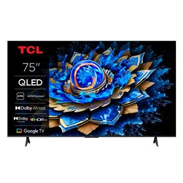 TCL QLED 75" 4K UHD GOOGLE TV 3HDMI 2USB (F) TCL QLED 75" 4K UHD GOOGLE TV 3HDMI 2USB (F)