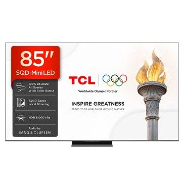 TCL QLED 85" 4K UHD GOOGLE TV 4HDMI 1USB (F) TCL QLED 85" 4K UHD GOOGLE TV 4HDMI 1USB (F)