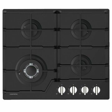 CONFORTEC PLACA 4GAS VIDRO PRETO CONFORTEC PLACA 4GAS VIDRO PRETO