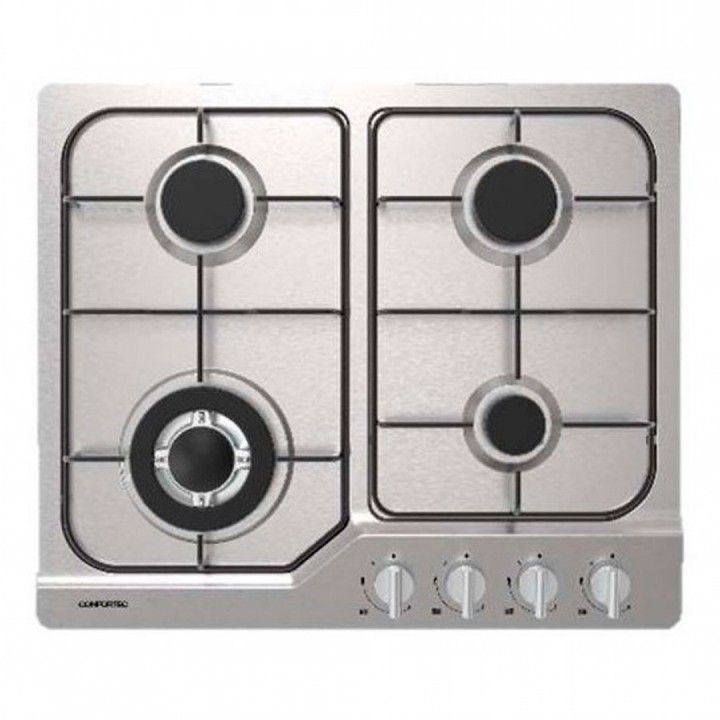 CONFORTEC PLACA 4GAS INOX CONFORTEC PLACA 4GAS INOX