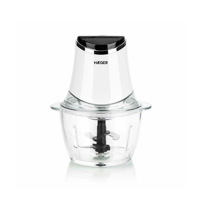 HAEGER PICADORA 300W TAÇA VIDRO 1,2LT HAEGER PICADORA 300W TAÇA VIDRO 1,2LT