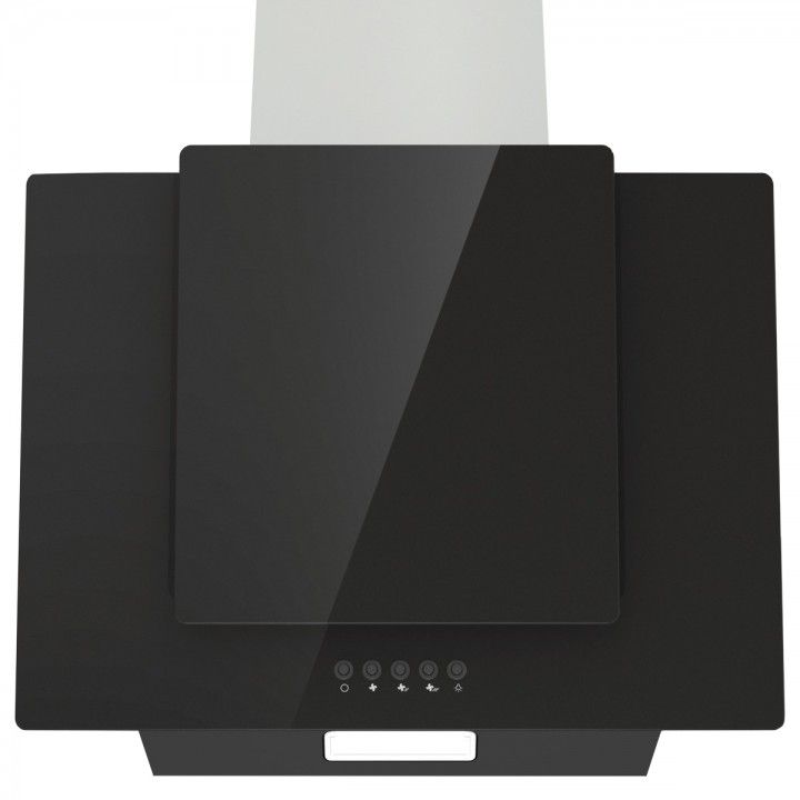 HISENSE CHAMINE 60CM 650M3H VIDRO PRETO INOX (B)