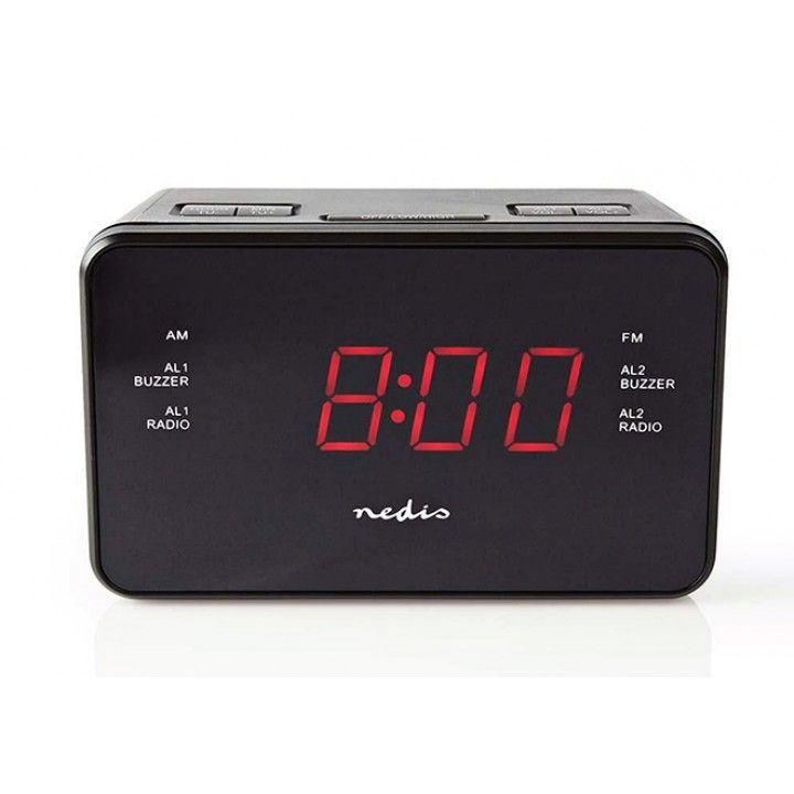NEDIS RADIO RELOGIO DESPERTADOR 0.9 NEDIS RADIO RELOGIO DESPERTADOR 0.9
