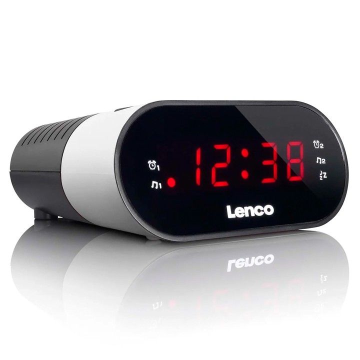 LENCO RADIO RELOGIO DESPERTADOR BRANCO LENCO RADIO RELOGIO DESPERTADOR BRANCO