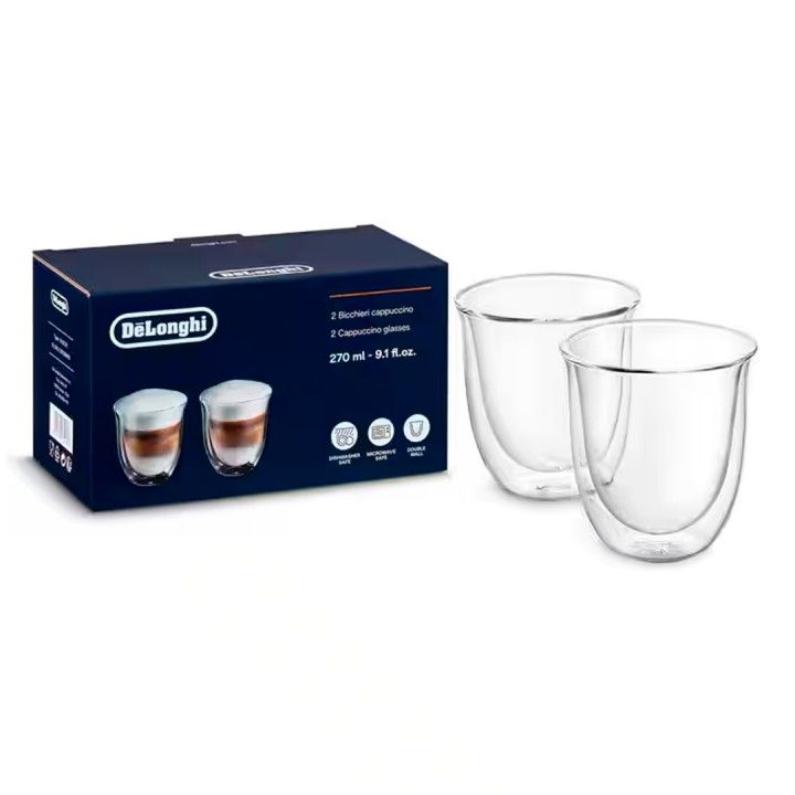 DELONGHI COPOS CAPPUCCINO 2X190ML DELONGHI COPOS CAPPUCCINO 2X190ML