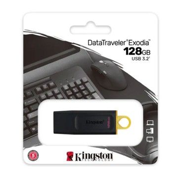 KINGSTON PEN DRIVE 128GB USB 3.2 DATATRAVELER EXODIA N KINGSTON PEN DRIVE 128GB USB 3.2 DATATRAVELER EXODIA N