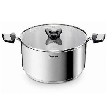 TEFAL TACHO SPACE EMOTION INDU�AO 28CM 9LT +TAMPA VIDRO