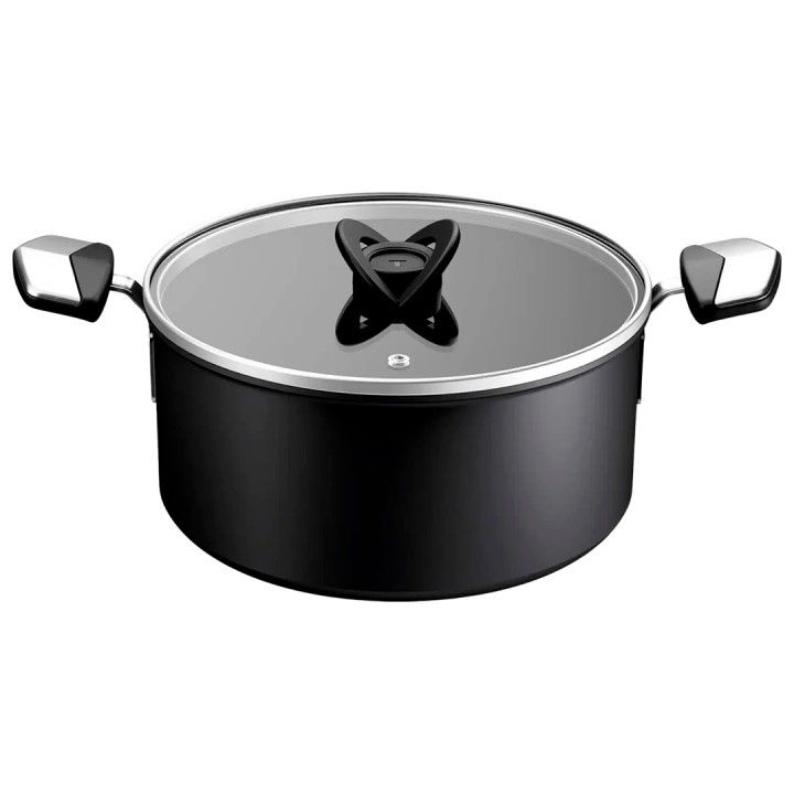 TEFAL TACHO EXCELLENCE INDUÇAO 24CM 5LT +TAMPA VIDRO TEFAL TACHO EXCELLENCE INDUÇAO 24CM 5LT +TAMPA VIDRO