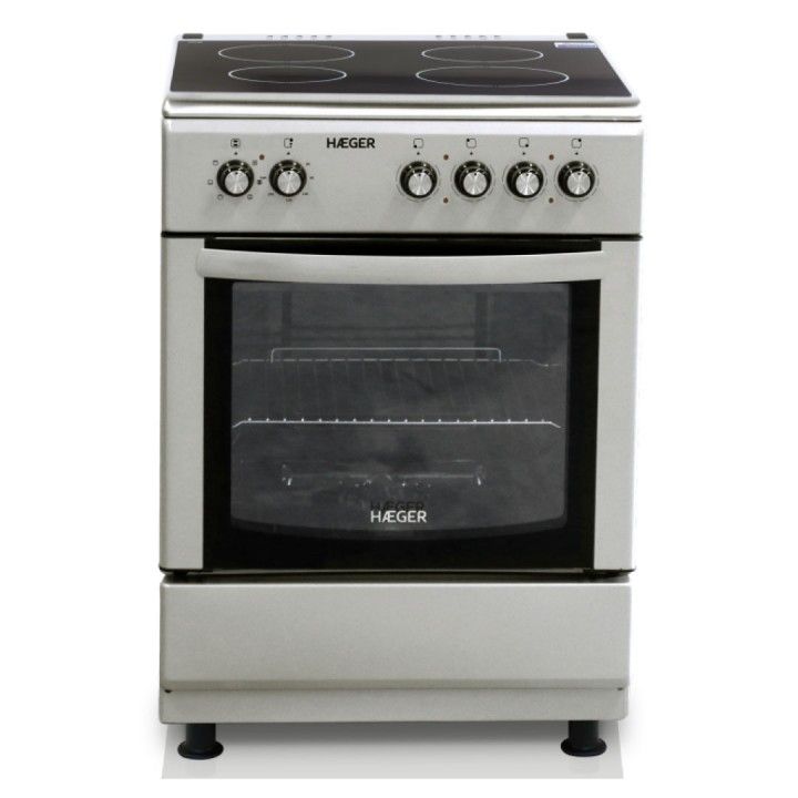 HAEGER FOGAO 4 VITRO FORNO 64LT MULTIF 60X60CMS INOX A HAEGER FOGAO 4 VITRO FORNO 64LT MULTIF 60X60CMS INOX A