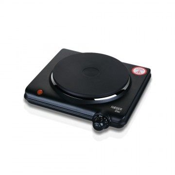 HAEGER PLACA ELETRICA 1 BOCAS 1500W PRETO