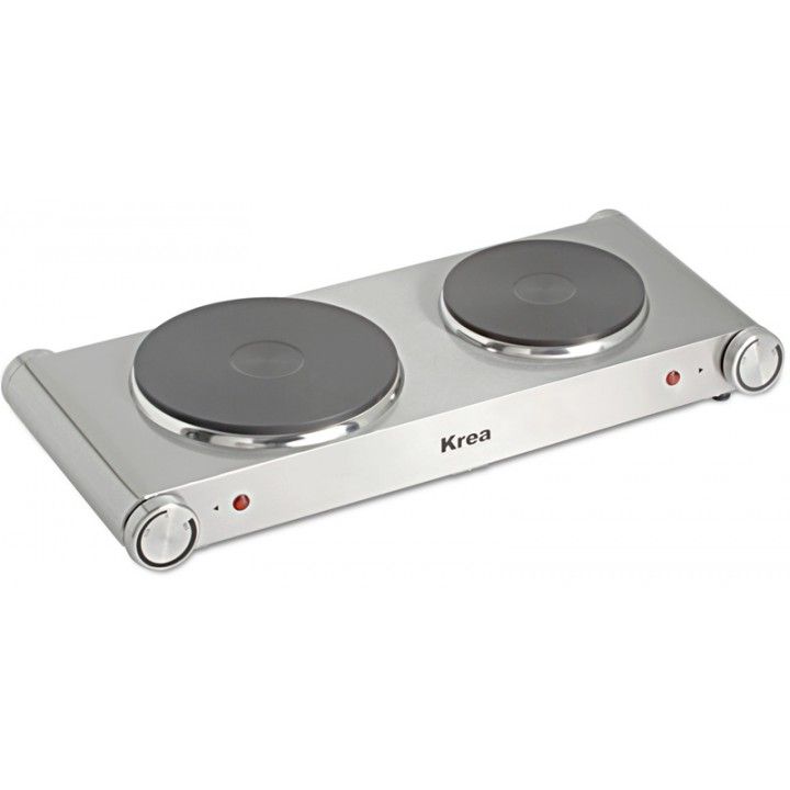 KREA PLACA ELECTRICA 2 ZONAS 2250W CORPO INOX ESCOVADO KREA PLACA ELECTRICA 2 ZONAS 2250W CORPO INOX ESCOVADO