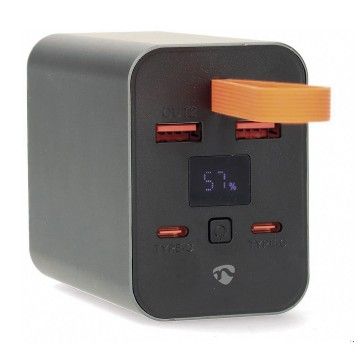 NEDIS POWERBANK 30000MAH PRETO